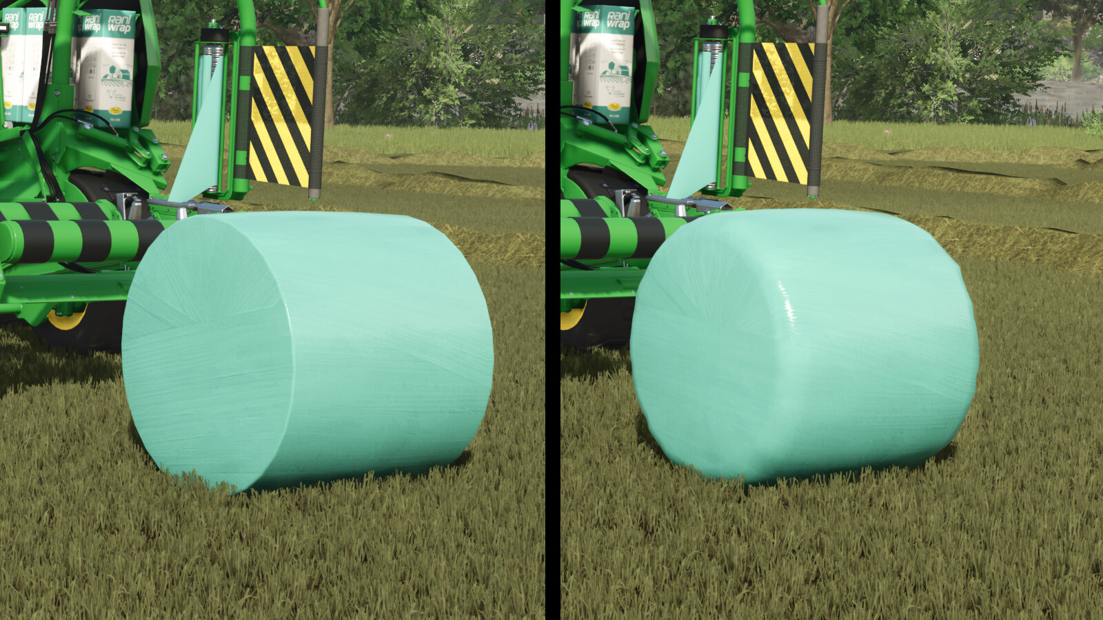 Rounder Wrapped Round Bales