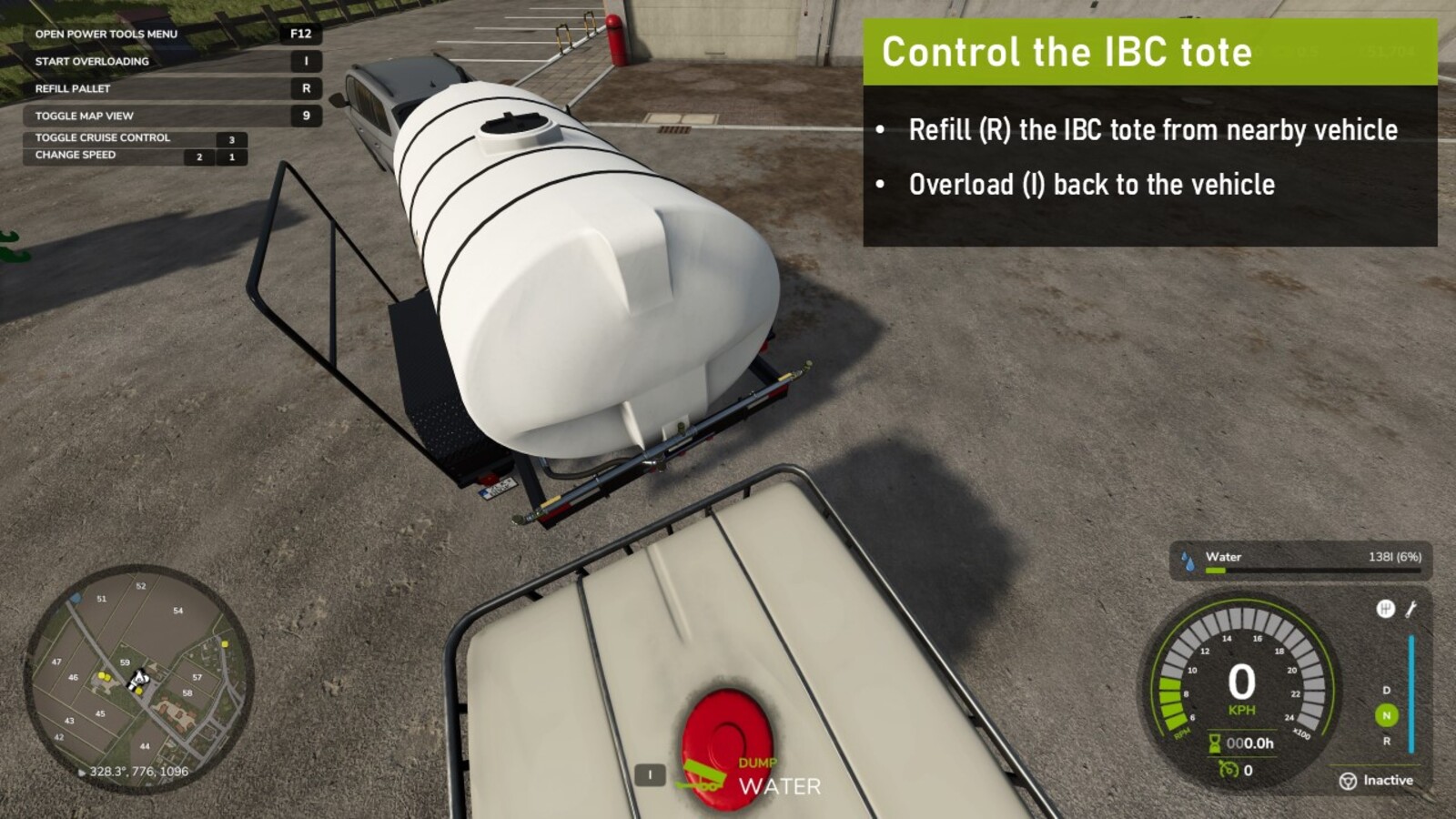 Refillable IBC Tank