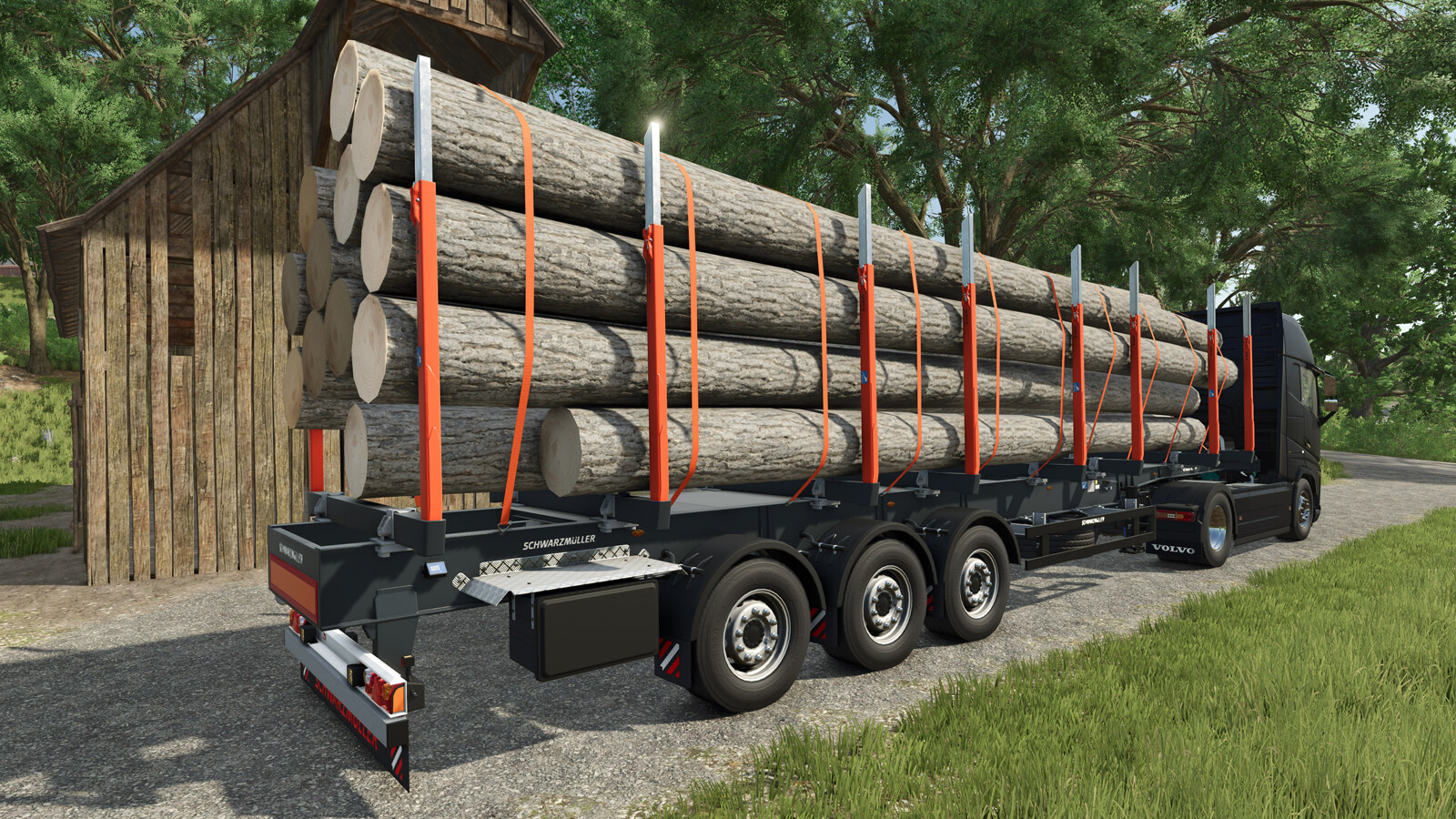 Schwarzmüller Timber Trailer Semi