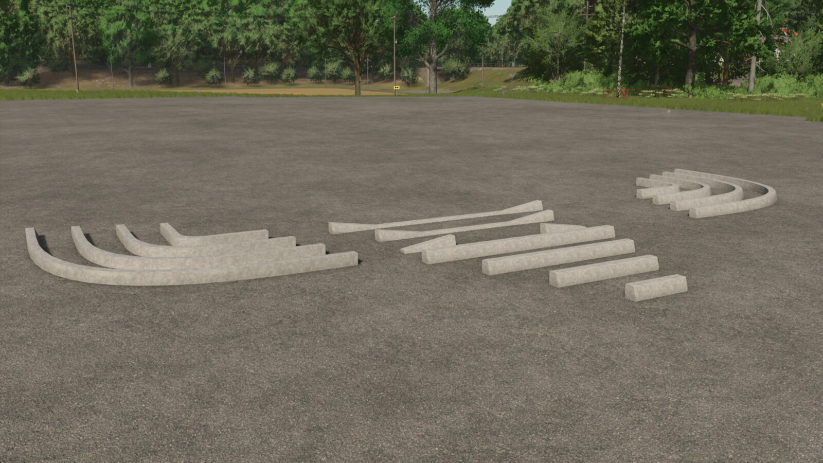 Concrete Curbs Pack