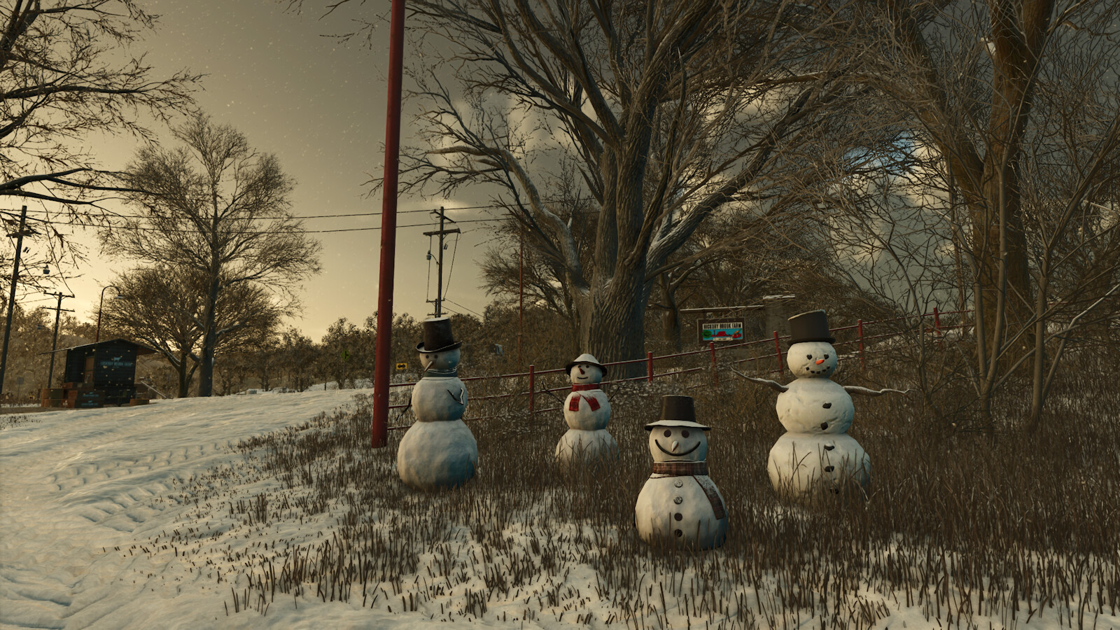 Placeable Snowmen