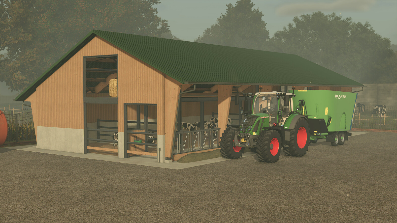 Open Front Cowshed