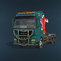 MAN TGX Forest Semi-Truck