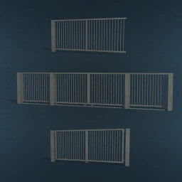 Metal Fence With Gates