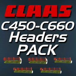 Claas C450-C660 Headers Pack