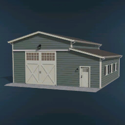 American Barn With Storage