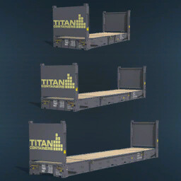 Titan Flat Rack Containers