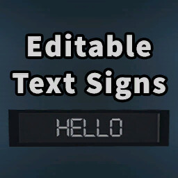 Editable Text Signs Script (Prefab*)