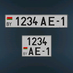 Belarusian License Plates (Prefab*)