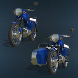 Lizard Motorcycle  + SideCar