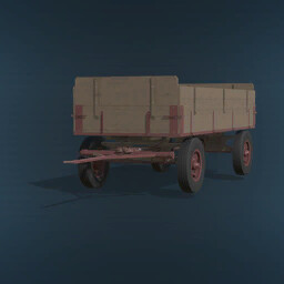 Old Wooden Trailer