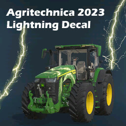 Agritechnica 8R Lightning Decal (Prefab*)