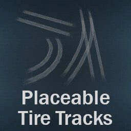 Placeable Tire Tracks