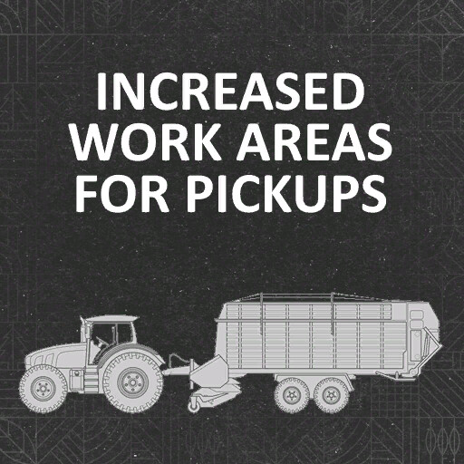 Increased Work Areas For Pickups